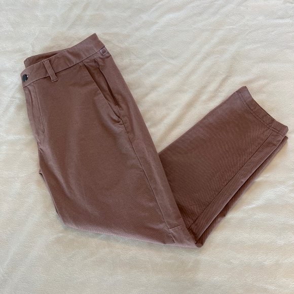 Lululemon Mens 32”x27” Slim Commission Pant - Earth Clay color - Picture 5 of 15